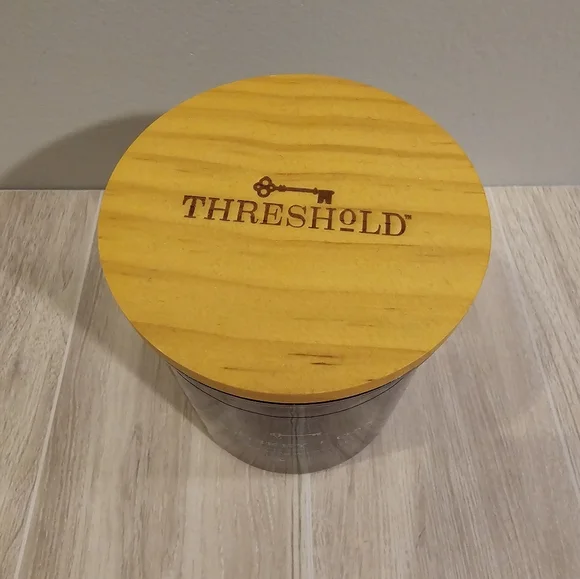 Whiskey + Oak Crackling Wood Wick Candle by Threshold- 9oz - Picture 2 of 4